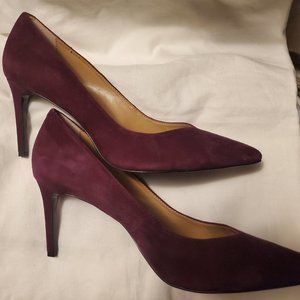 Suede heels